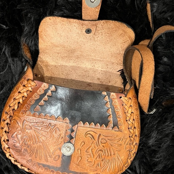 Vintage Mini Leather Crossbody Bag - Picture 8 of 15